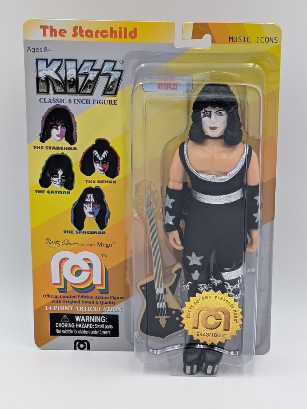 MEGO 2018 KISS The Starchild Music Icons Paul Stanley 8" Action Figure Sealed